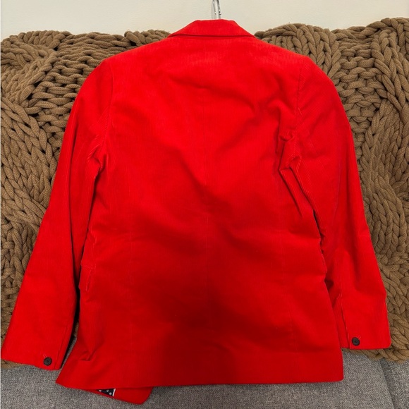 Boden Red Corduroy Blazer with Polka Dot Detail, Size 6, Excellent Condition! - Picture 4 of 4